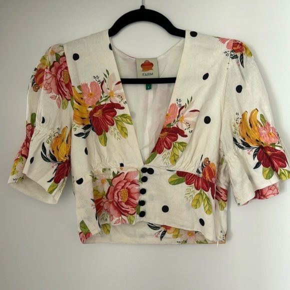 FARM Rio Tops - Farm Rio Floral Top
